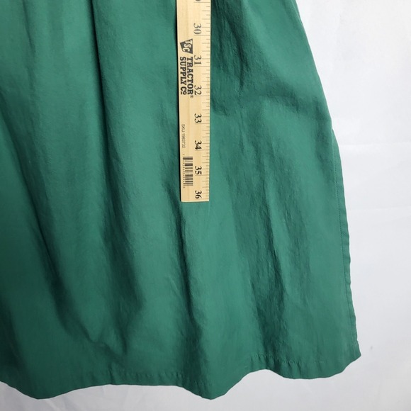Universal Thread Cotton Midi Dress Women's Medium Green Slit Sides Open Back NWT - Picture 7 of 10